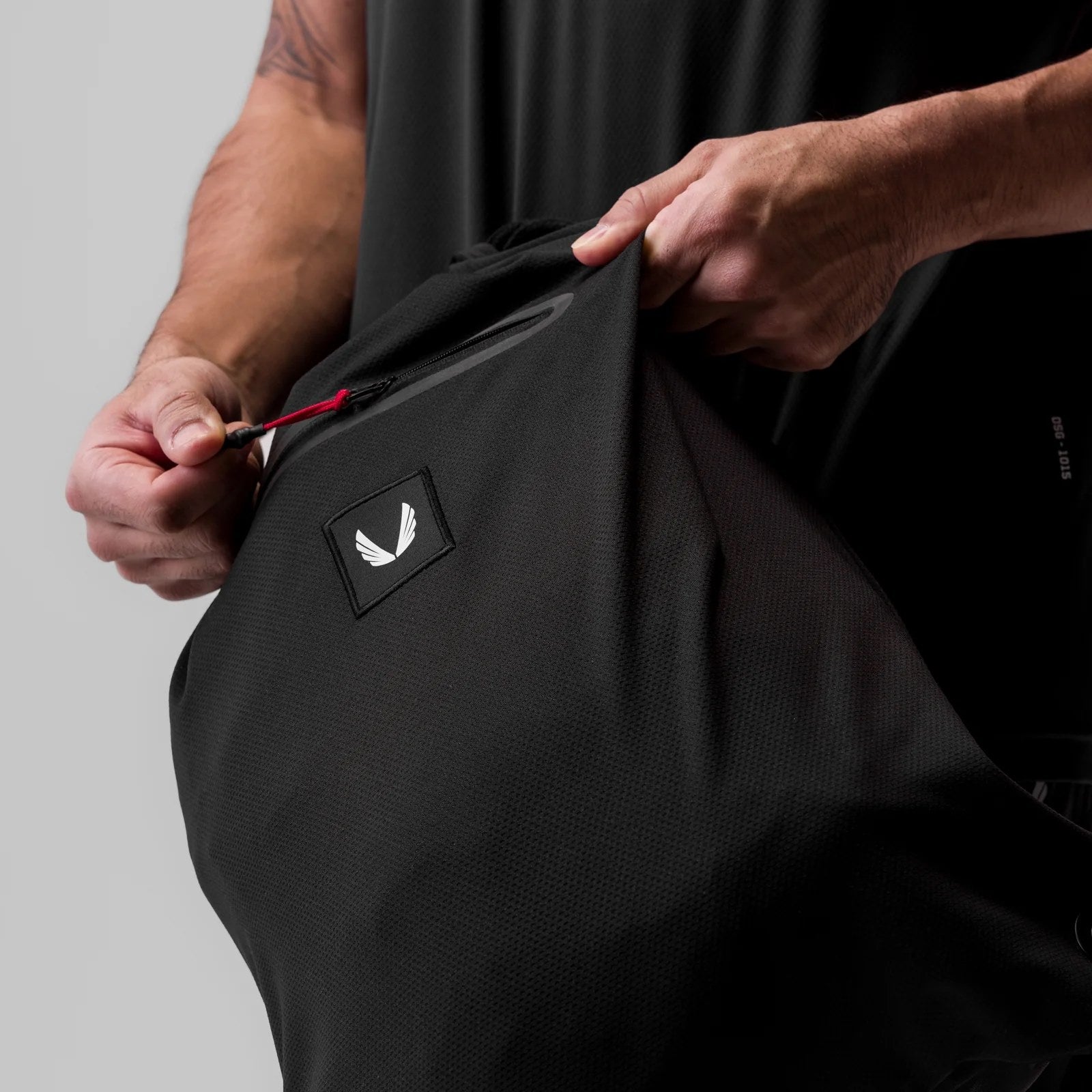 Antibacterial Mesh Drawstring Bag