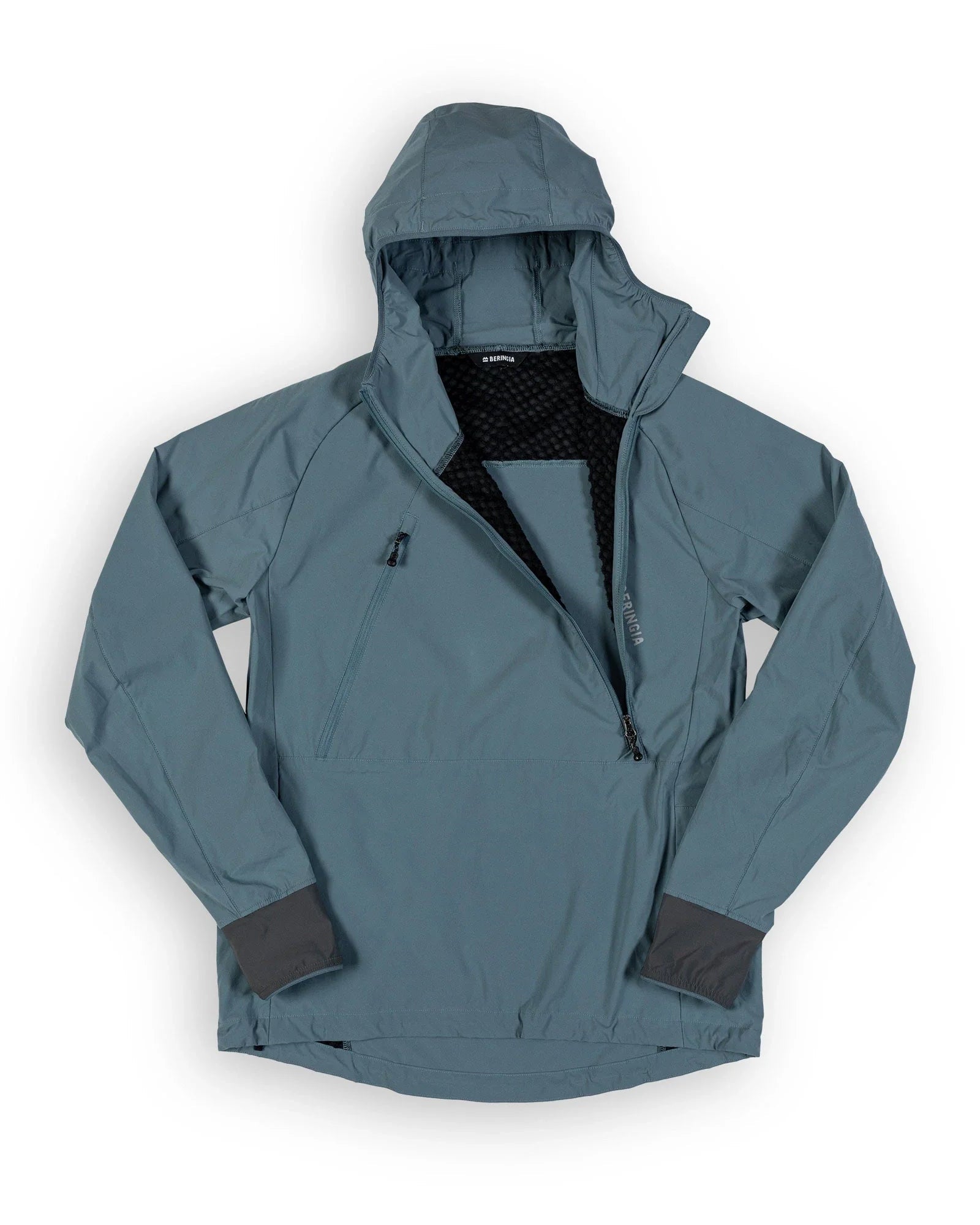 Unisex Octa Anorak Pullover Jacket - Blue Gray