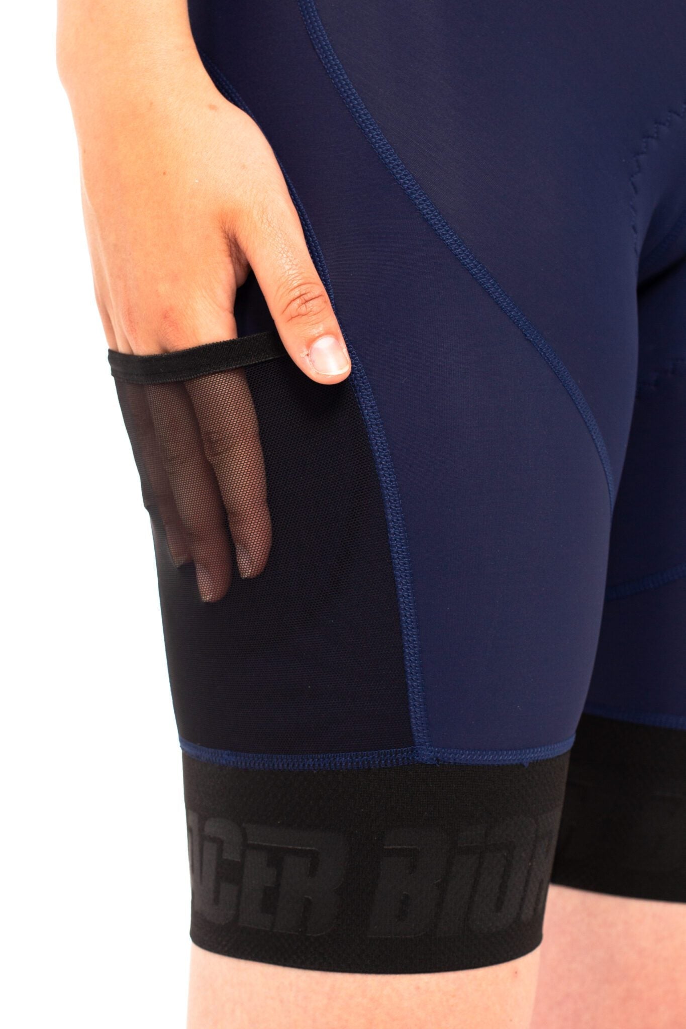 Icon Cargo Bibshorts Women Navy