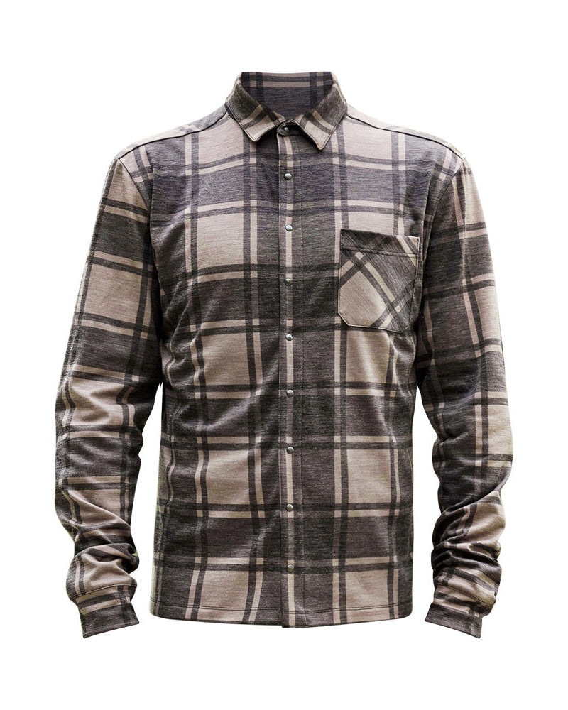 Beyond Gravel Button Down Wool Shirt
