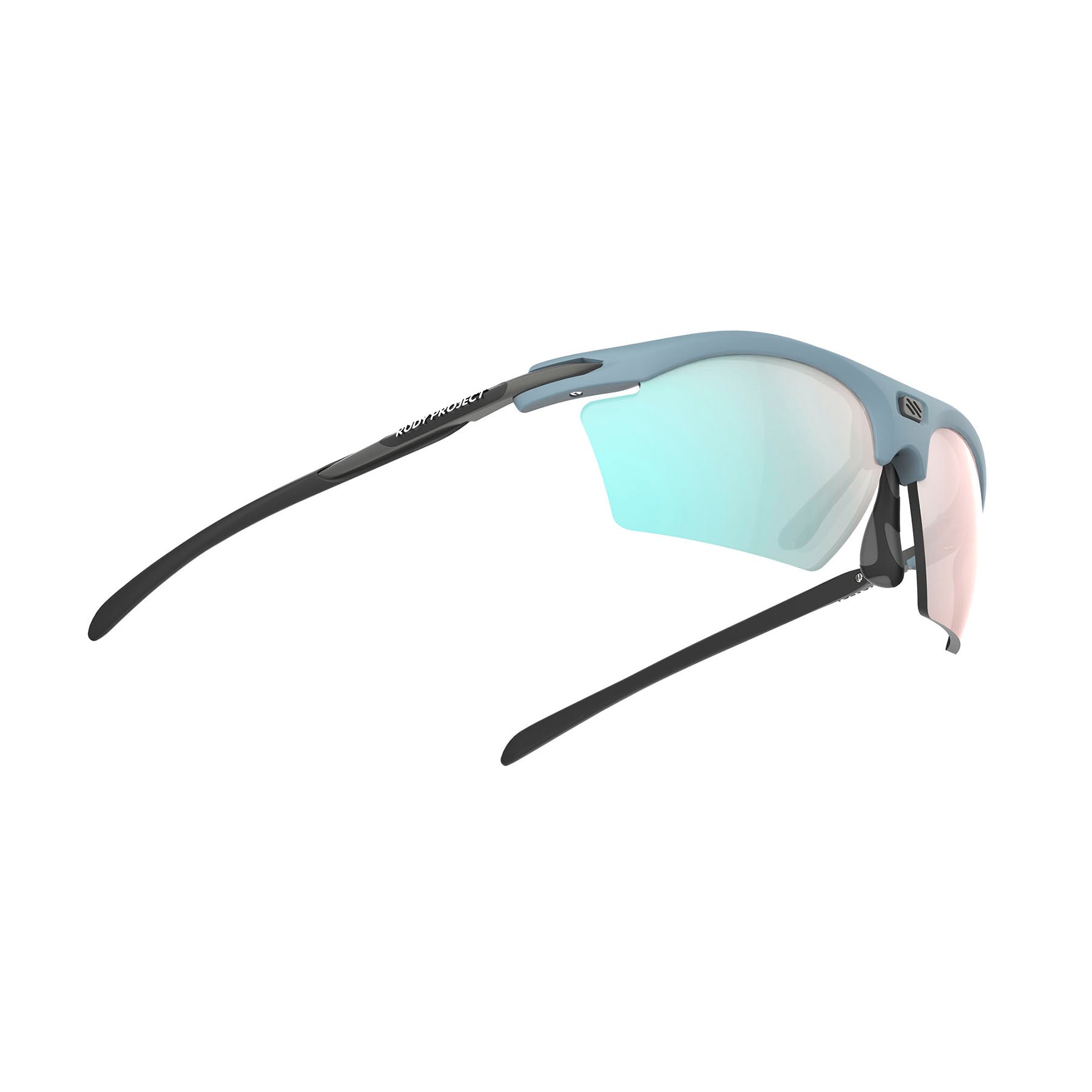 Rudy Project prescription ready womens sport sunglasses#color_rydon-slim-glacier-matte-frame-with-multilaser-osmium-lenses