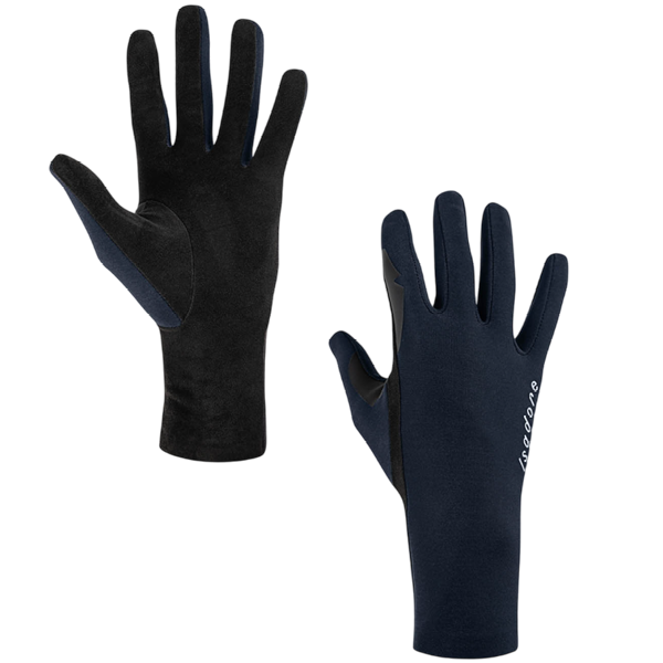Isadore Autumn-Spring Long Gloves Navy Blue