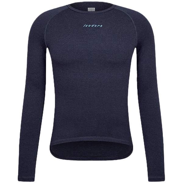 Isadore Merino Long Sleeve Base Layer in Marine Blue for Men – DSTNC