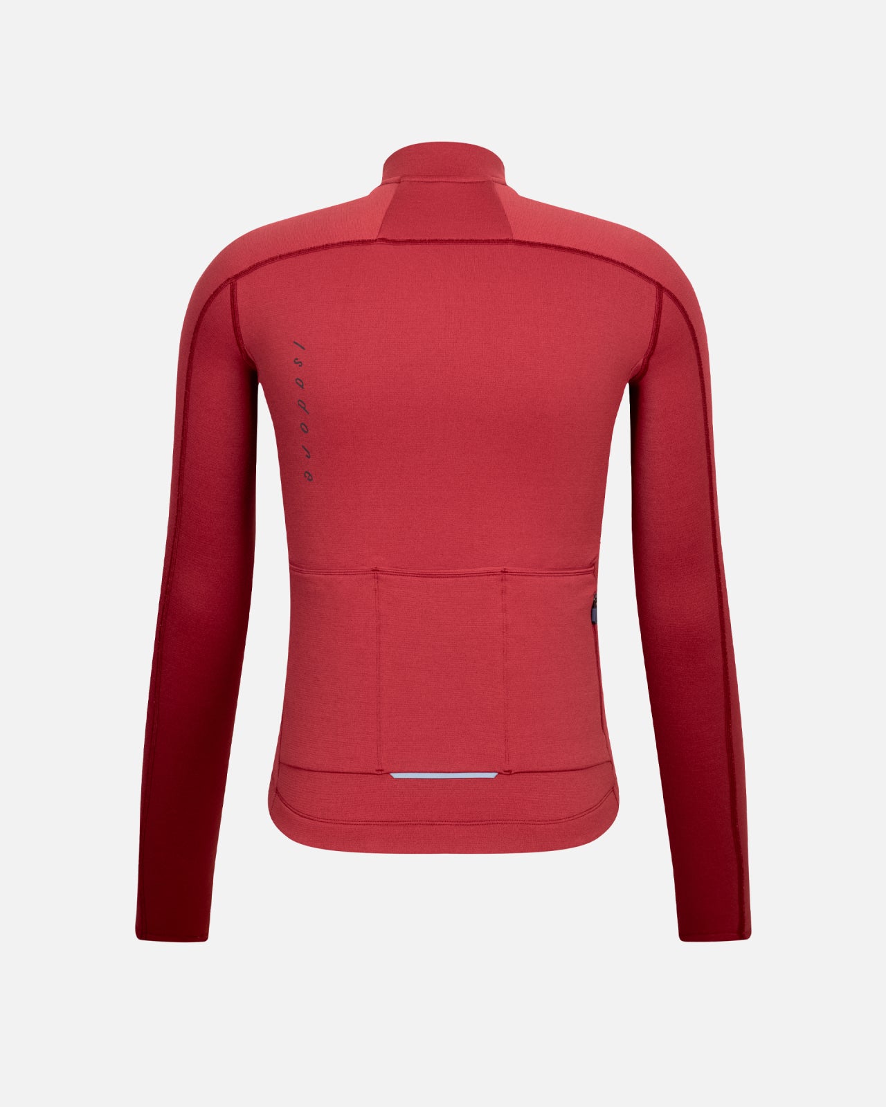 Isadore Signature Merino Tech Long Sleeve Jersey in Burnt Russet, view 12