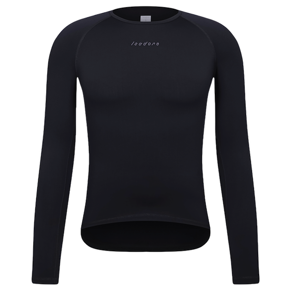 Isadore Thermal Long Sleeve Base Layer in Black for Men DSTNC