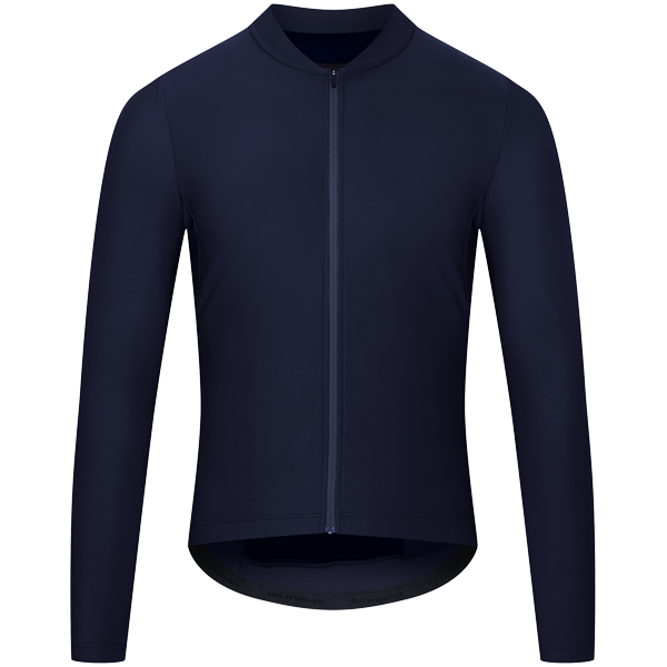 Café du Cycliste Audrey XS Café Du Cycliste Audrey Midweight Race Jersey in Navy for Men – DSTNC