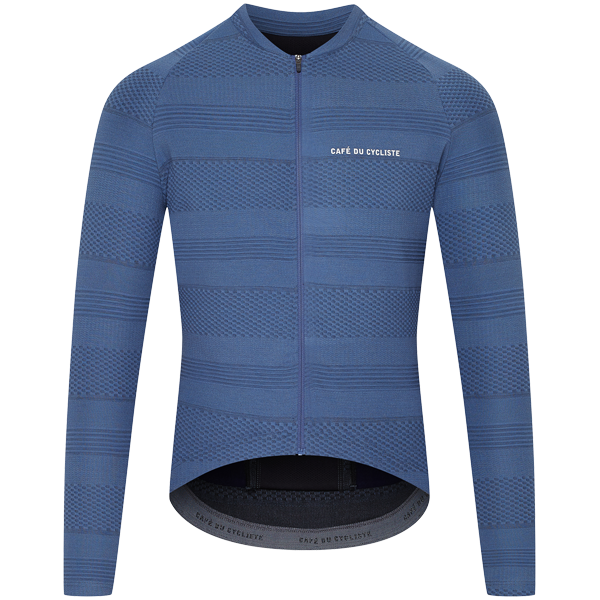 Café Du Cycliste Corinne Long Sleeve Jersey in Denim Blue for Men