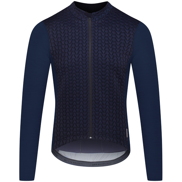 Café Du Cycliste Irma Merino Cycling Jersey in Navy for Men – DSTNC