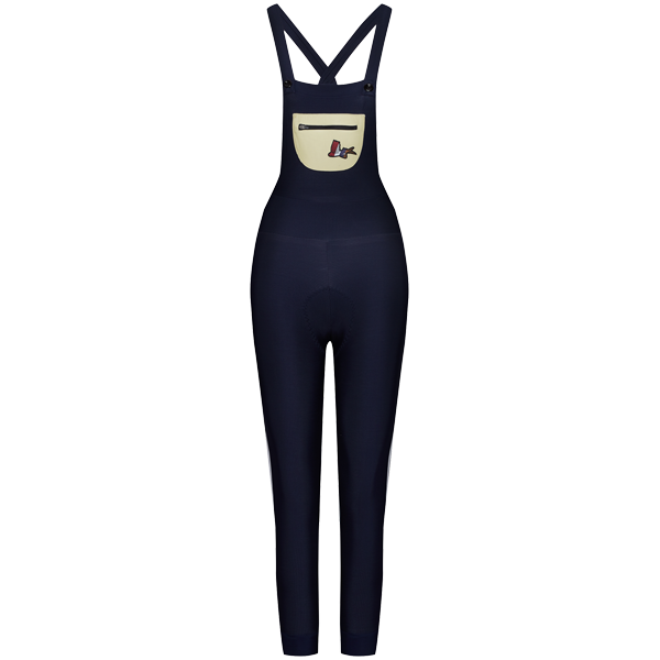⭐️Café du Cycliste ⭐️ビブタイツ ネイビーMサイズ Café Du Cycliste Laetitia Pionnier Cycling Tights in Navy for