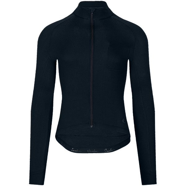 Isadore Signature Thermal Long Sleeve Jersey in Black for Men â DSTNC