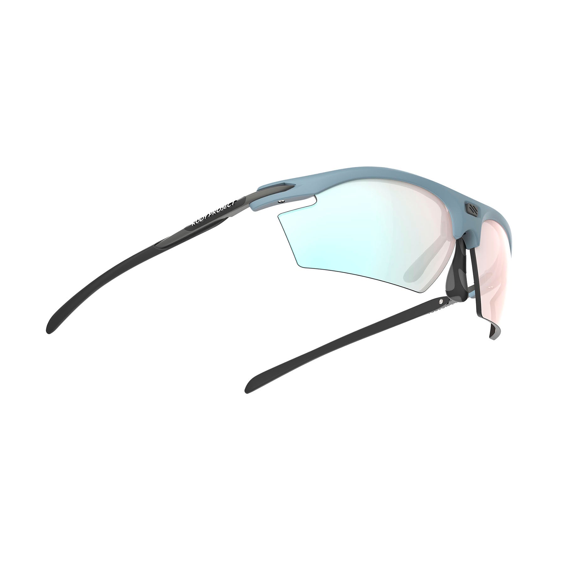 Rudy Project prescription ready Rydon running and cycling sport sunglasses#color_rydon-glacier-matte-frame-and-multilaser-osmium-lenses