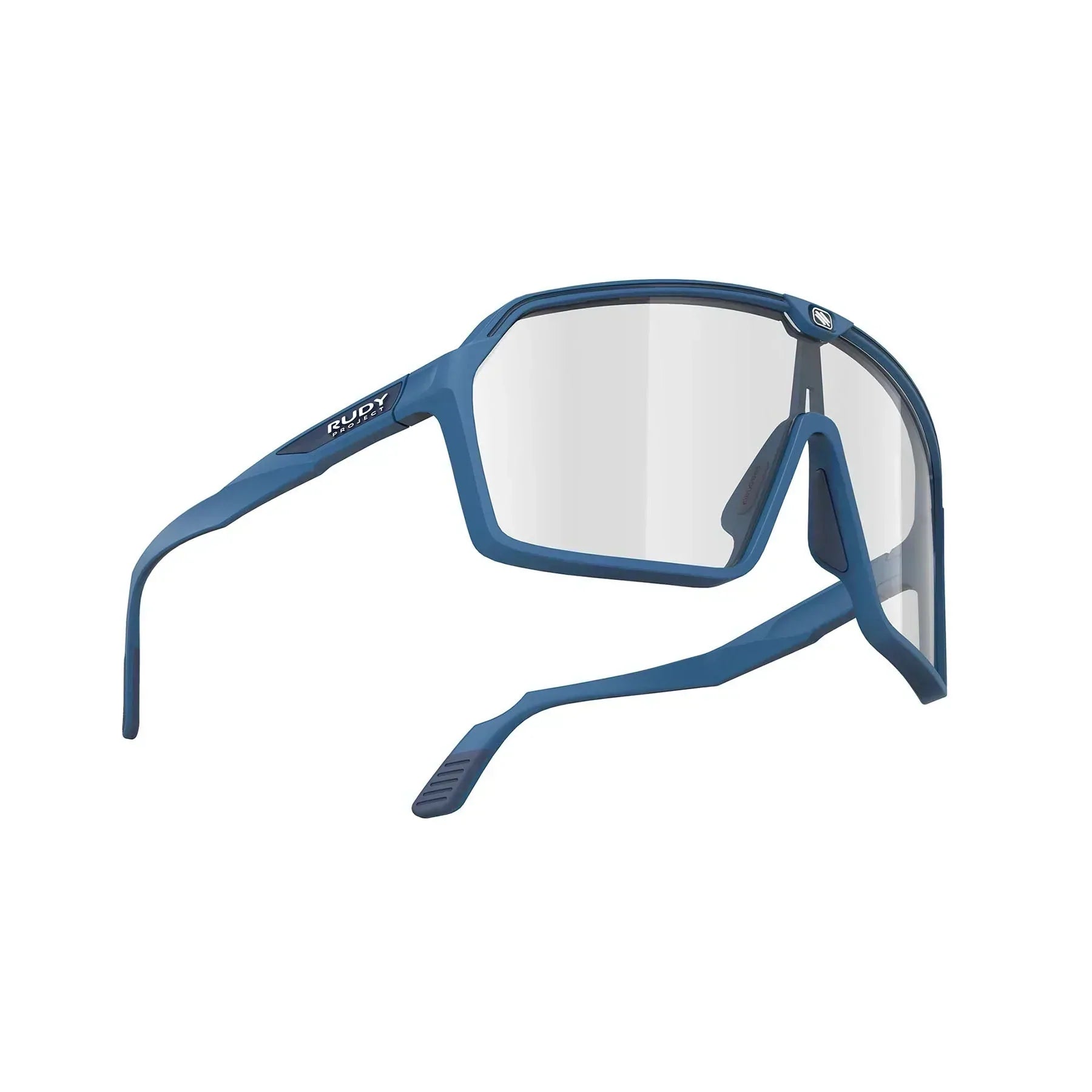 Rudy Project Spinshield running and cycling sunglasses#color_spinshield-pacific-blue-matte-with-impactx-photochromic-2-black-lenses