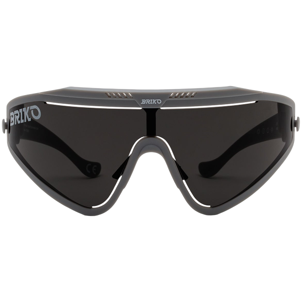 Briko x Retrosuperfuture Detector in Grey Shuttle Frame Black Lenses â DSTNC