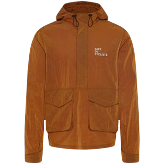 Café Du Cycliste Alexandra Lightweight Anorak in Cinnamon - Unisex