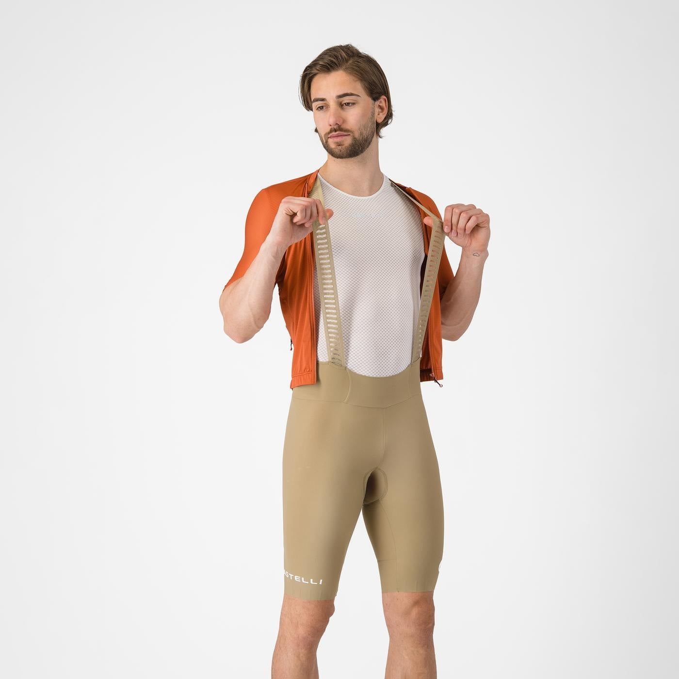 Espresso 2 Bib Shorts in Elmwood for Men