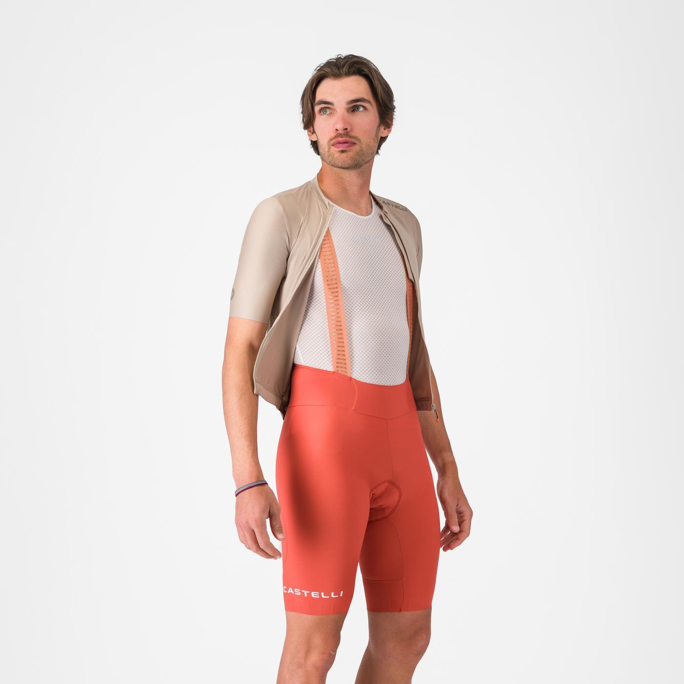 Espresso 2 Bib Shorts in Paprika for Men