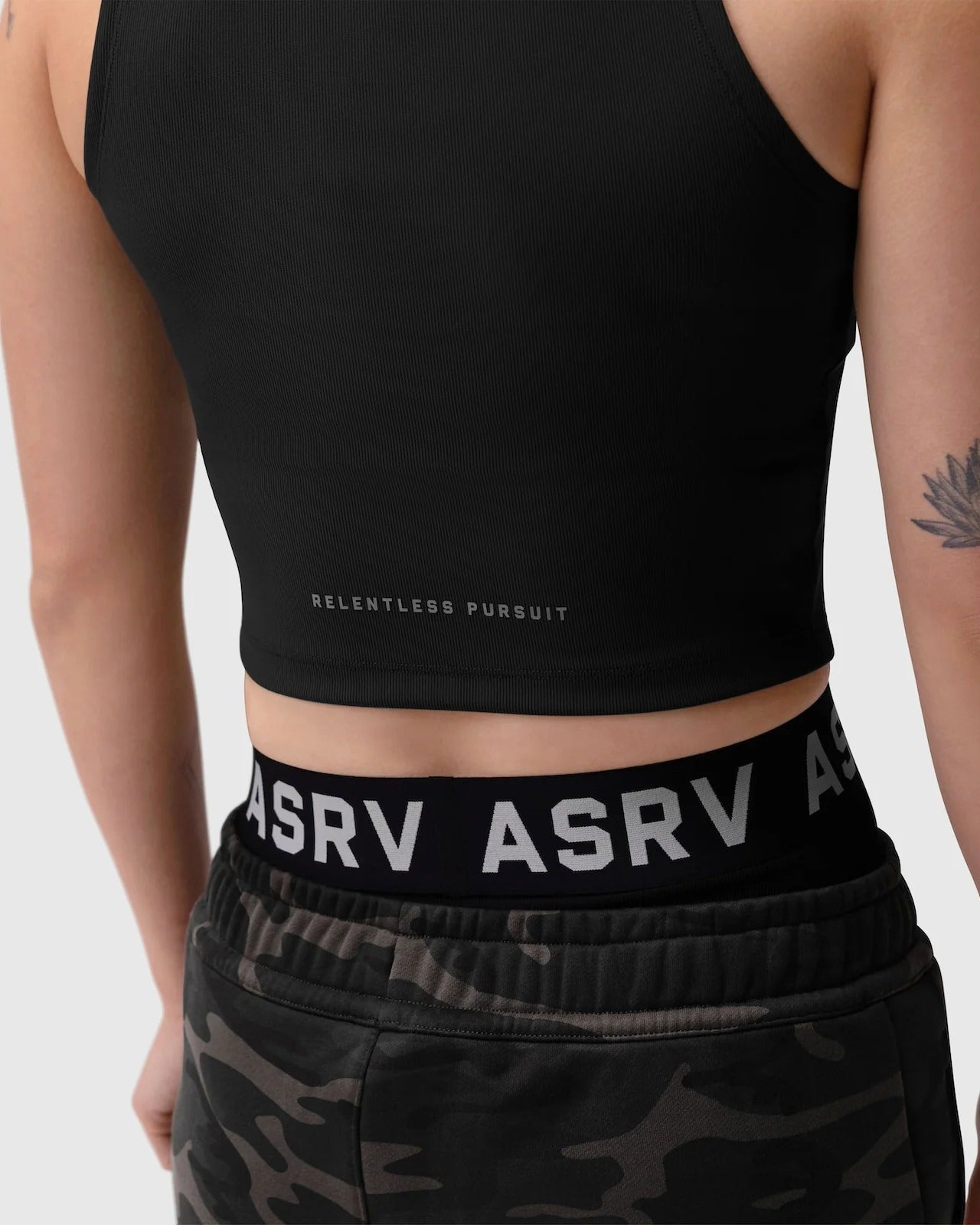 Lycra® Ribbed Mockneck Tank