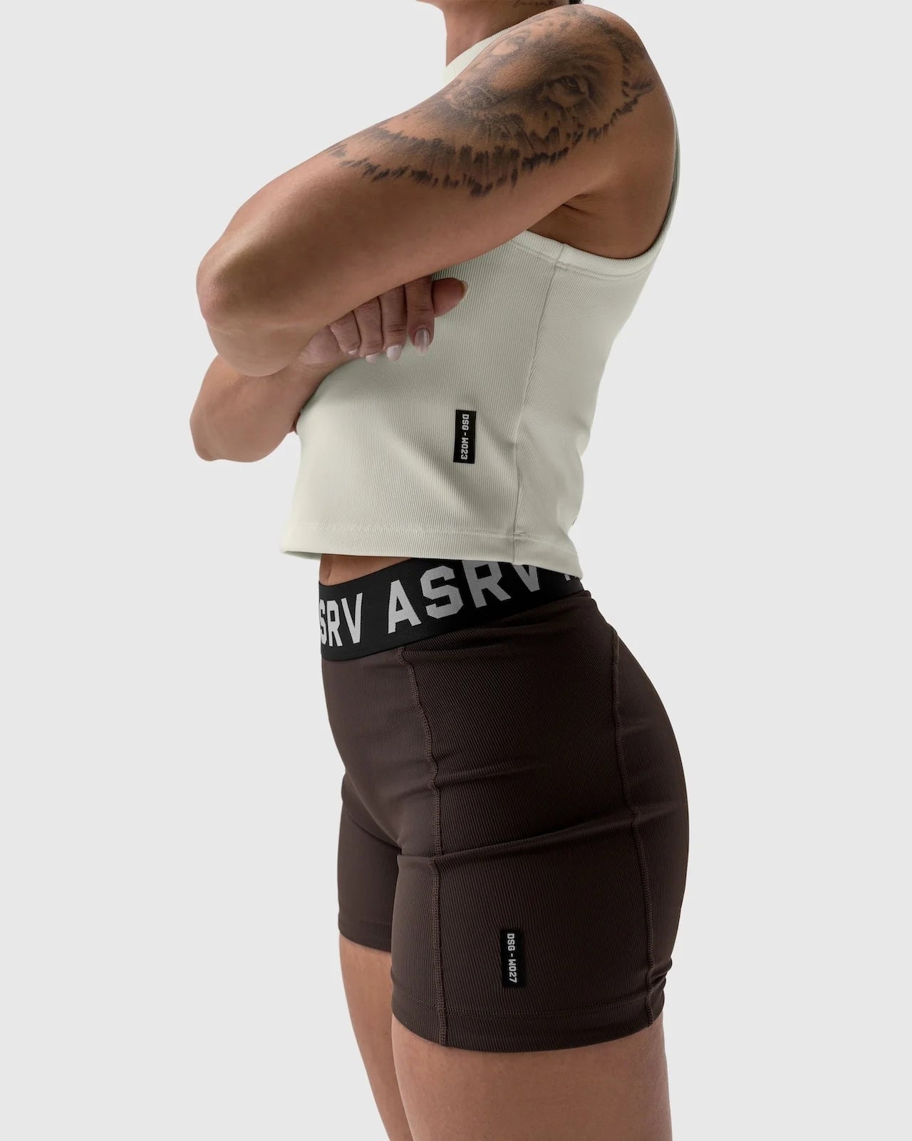 Lycra® Ribbed Mockneck Tank