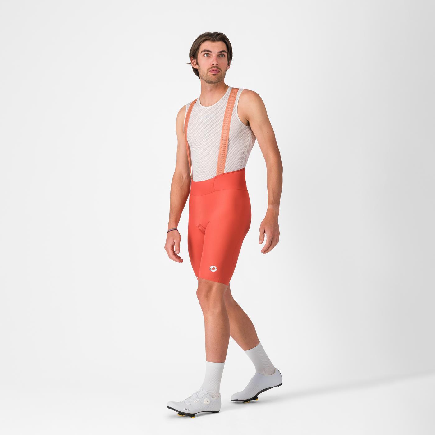 Espresso 2 Bib Shorts in Paprika for Men