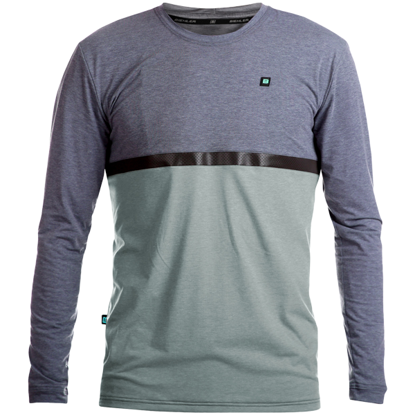 Biehler Distance Long Sleeve Shirt in Grey for Men – DSTNC