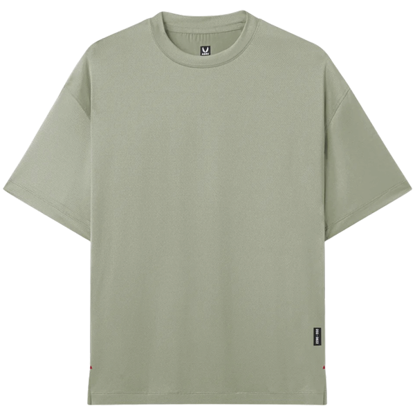 ASRV AeroSilver® Oversized Tee in Sage for Men – DSTNC