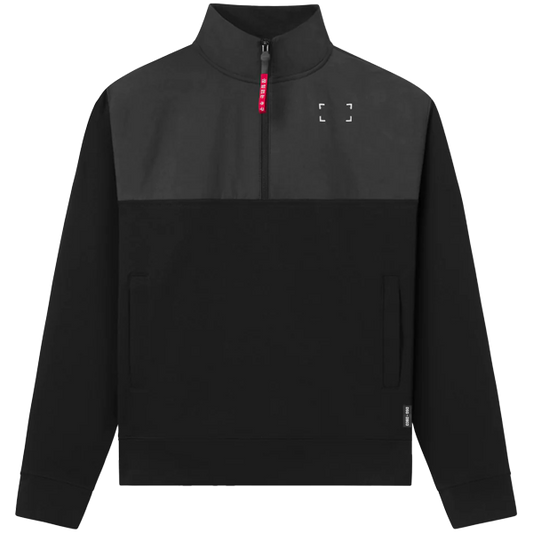 Tech-Terry™ Paneled Quarter Zip Pullover