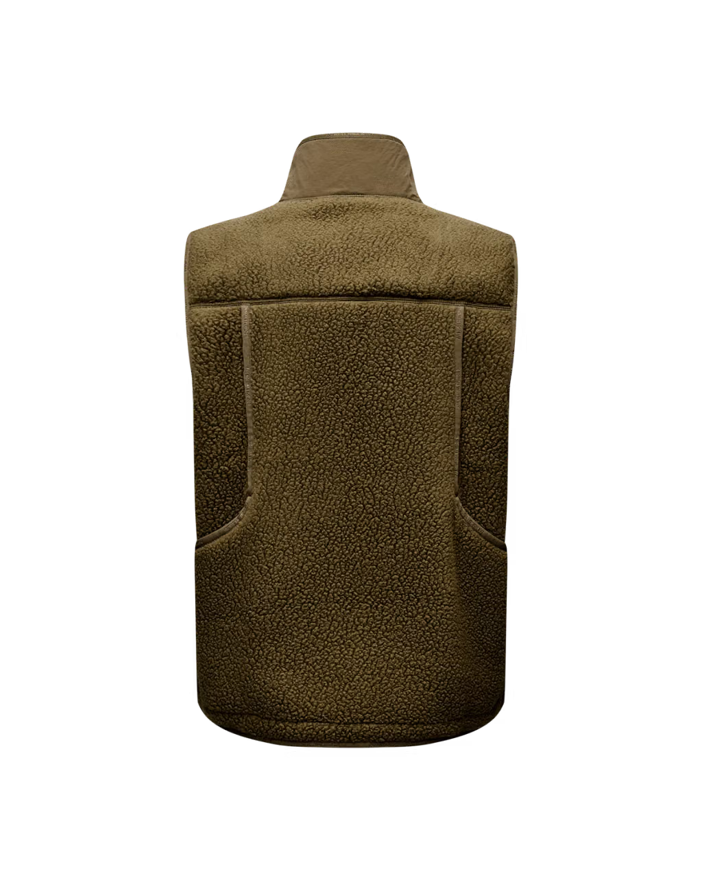 Men's Off-Race Pile Fleece Vest Deep Olive