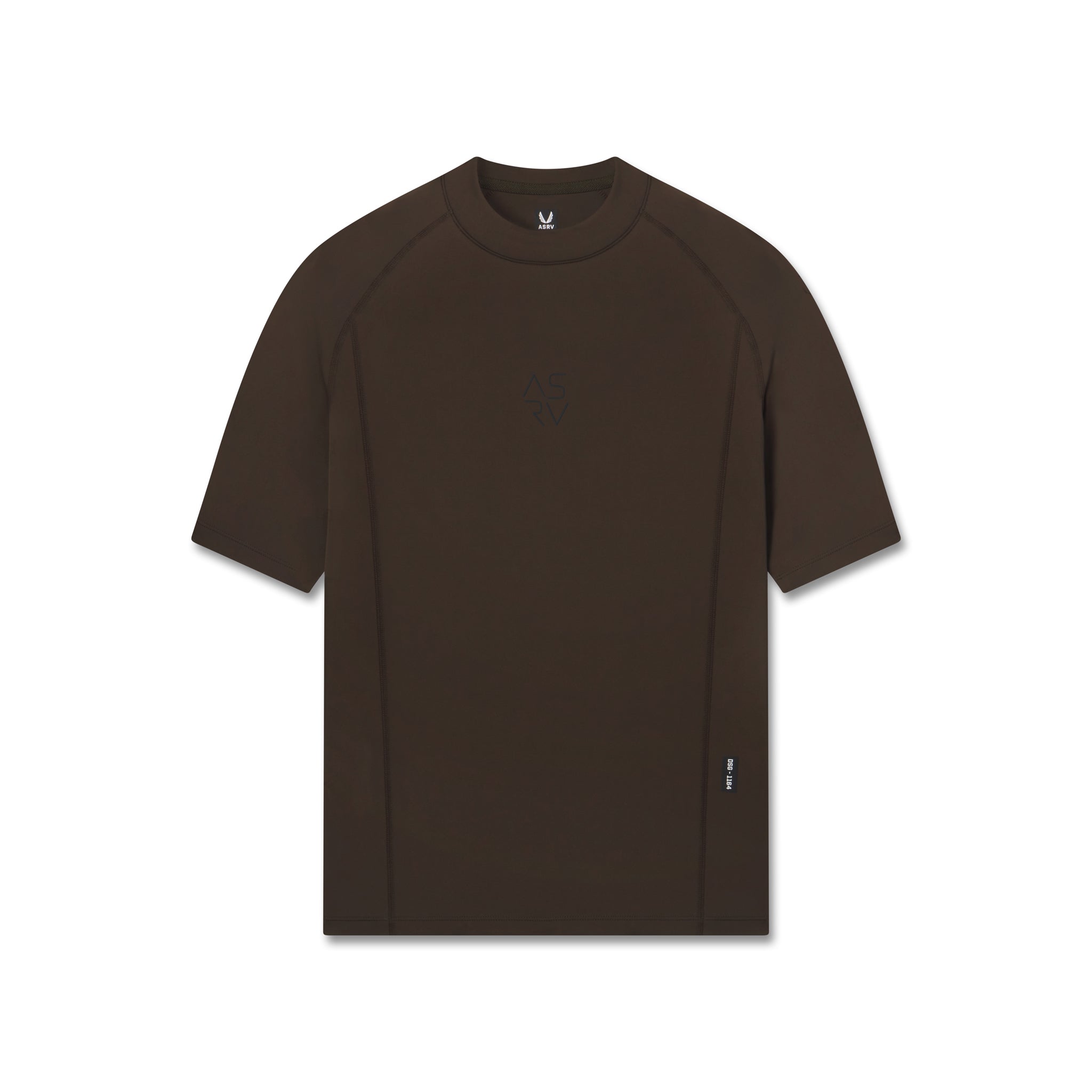 1164. LYCRA® ADAPTIV Baselayer Shortsleeve - Dark Earth