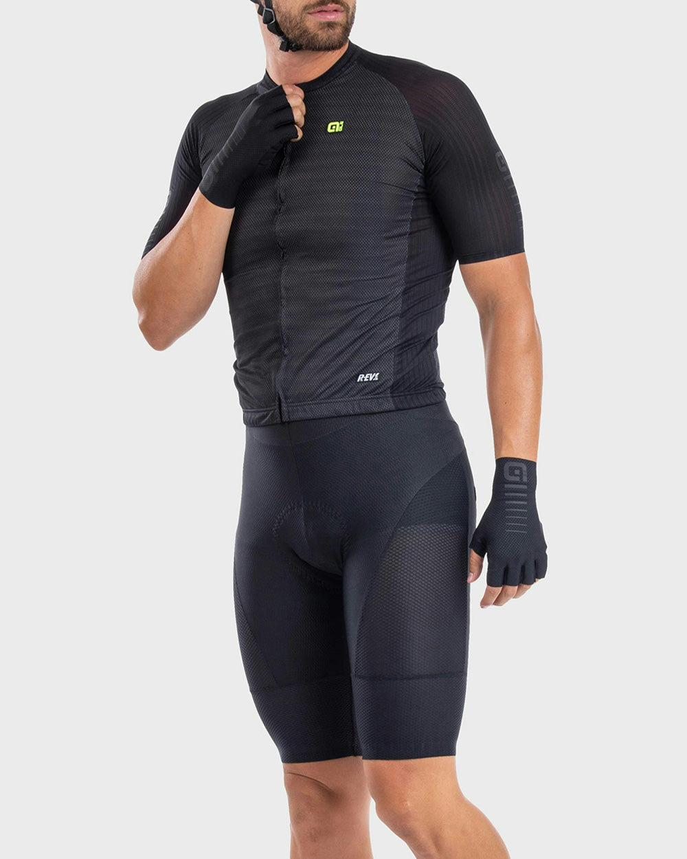 R-EV1 Silver Cooling Short Sleeve Jersey