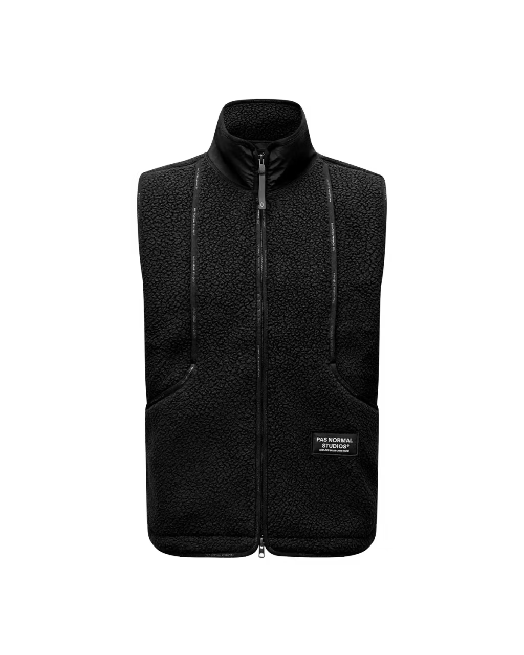 Men's Off-Race Pile Fleece Vest Black