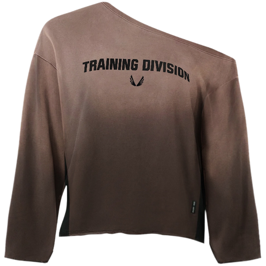 Raw Hem Oversized Crewneck