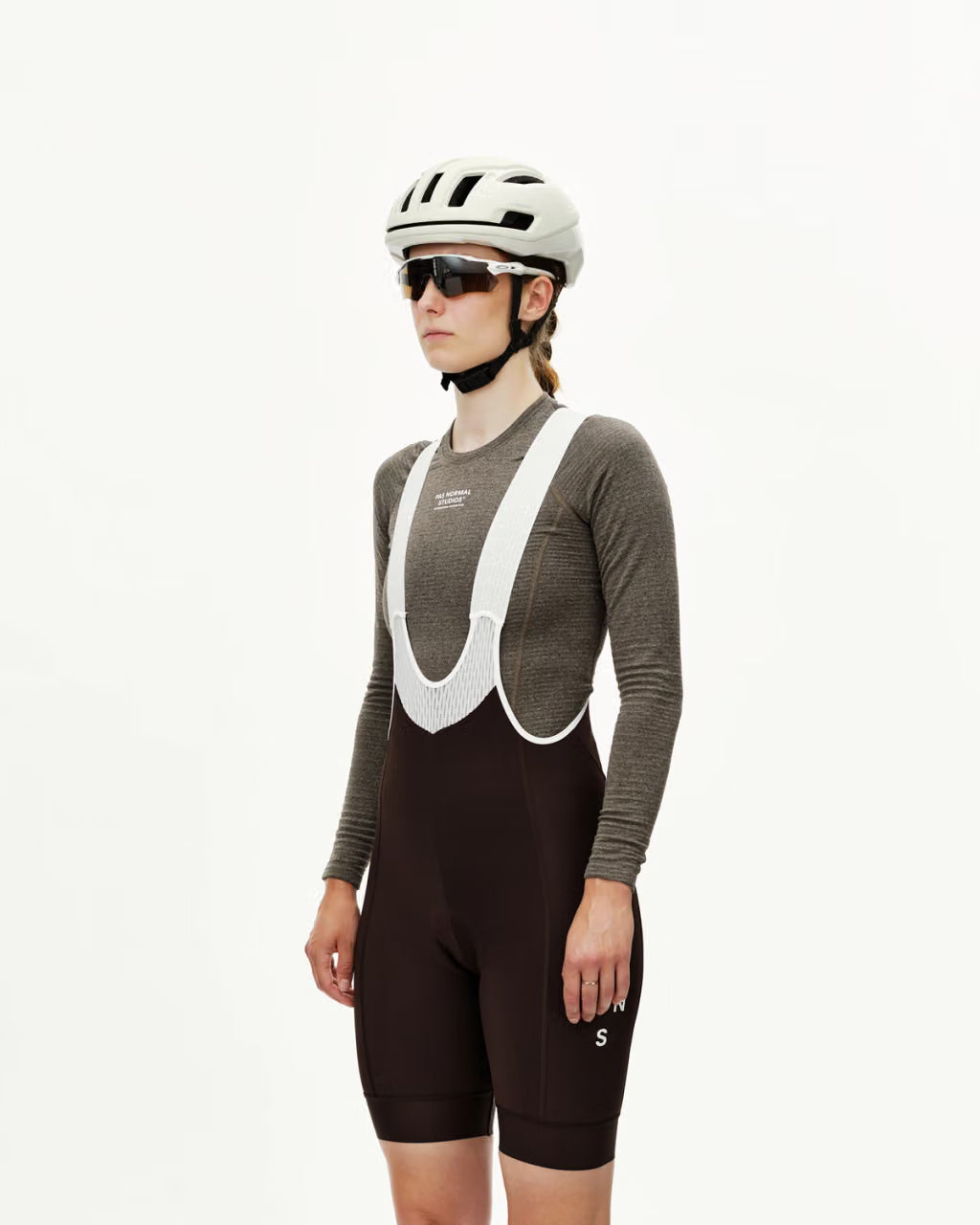 Women's Mechanism Thermal Bib Shorts Dark Coffee