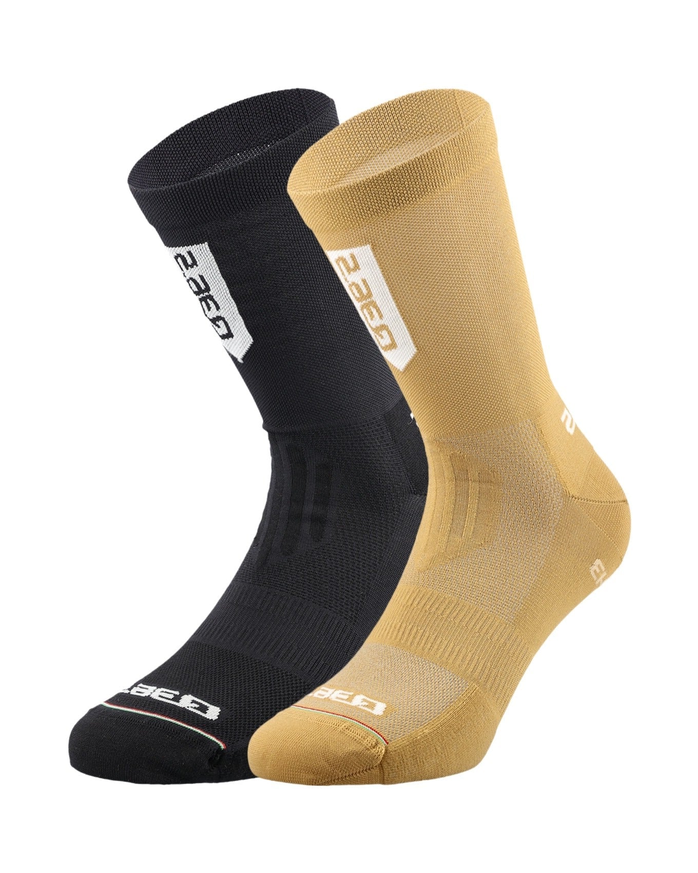 Ultra Socks Gold Black (2 Pack)
