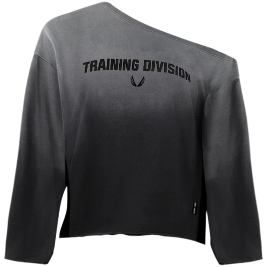 Raw Hem Oversized Crewneck