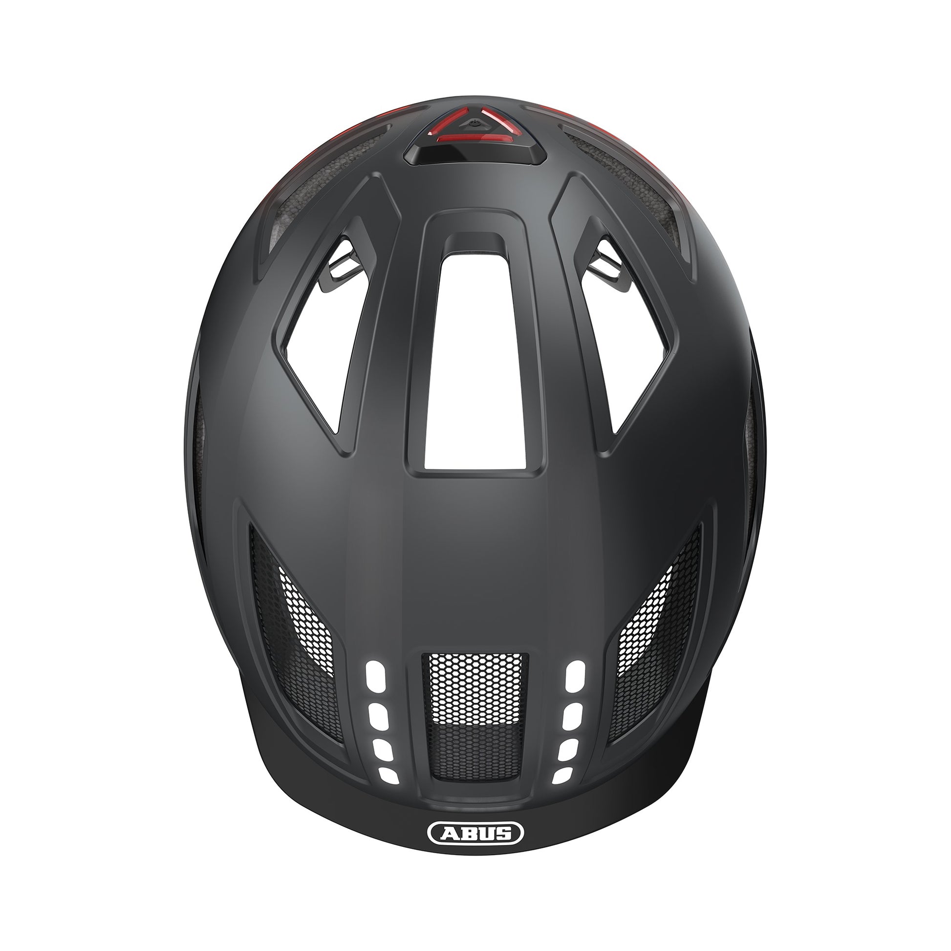 abus bike-helmets hyban 2.0 ABUS Hyban 2.0 LED in Signal Black – DSTNC