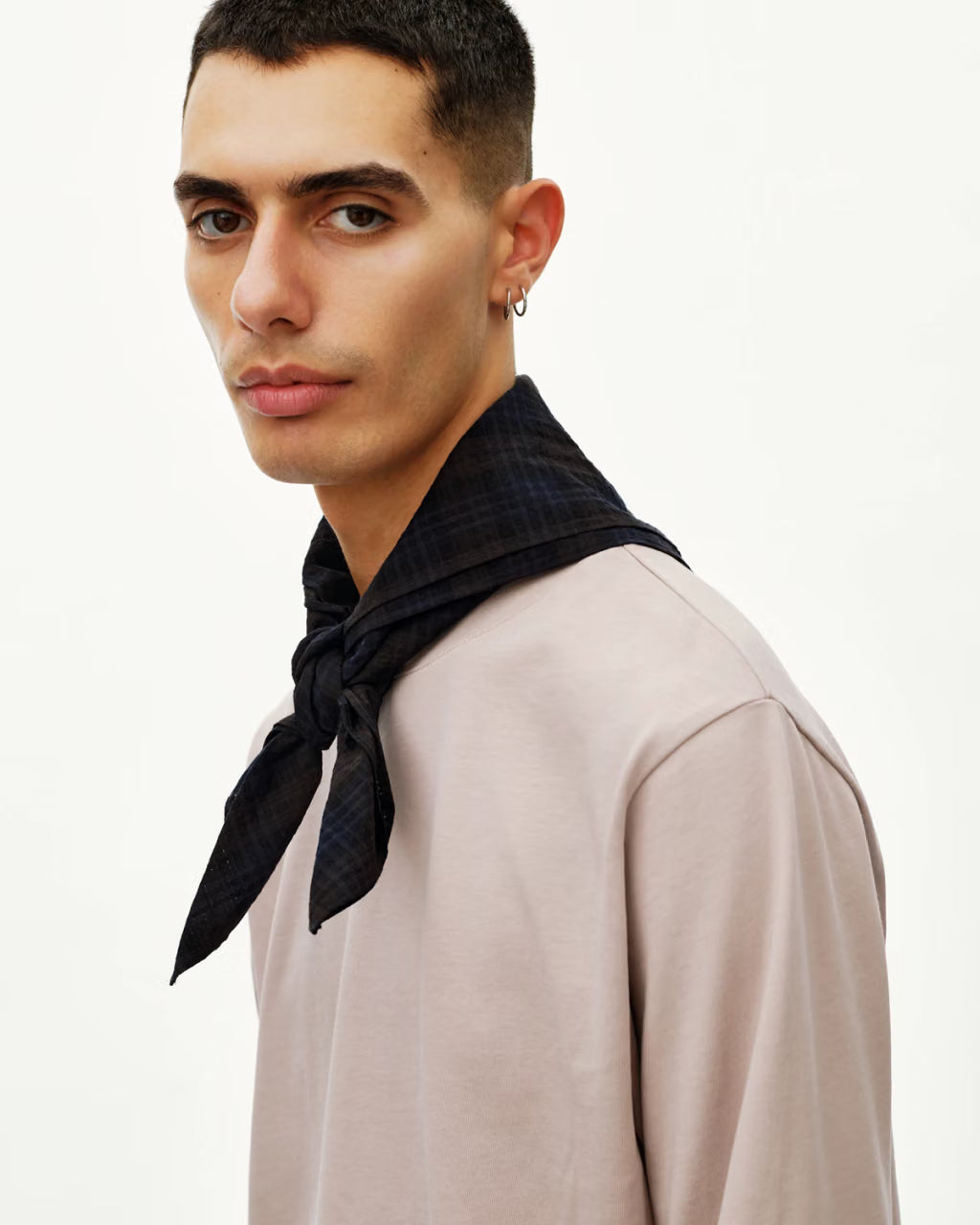 Off-Race Seersucker Bandana