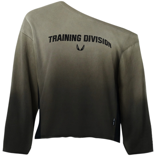 Raw Hem Oversized Crewneck