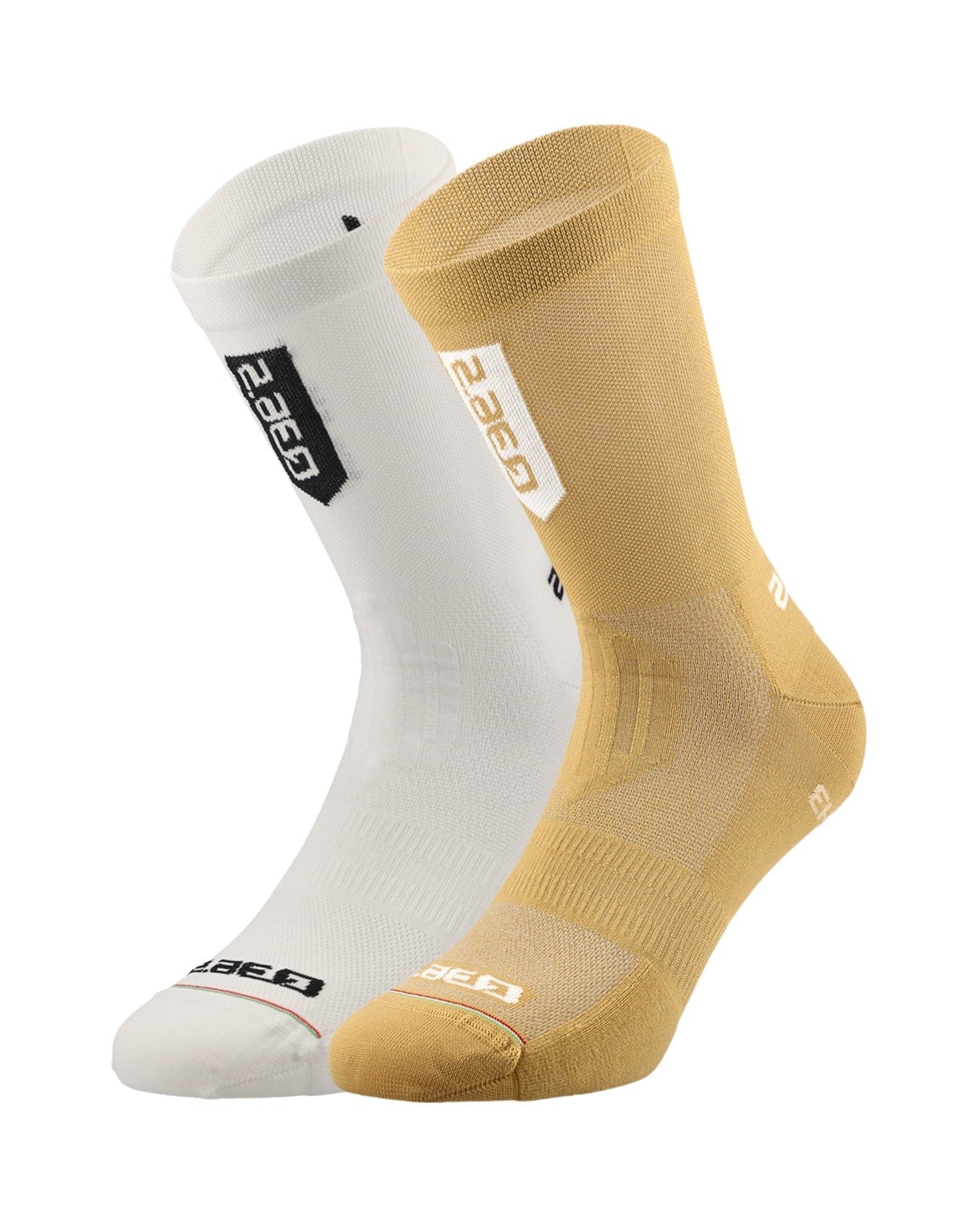 Ultra Socks Gold White (2 Pack)
