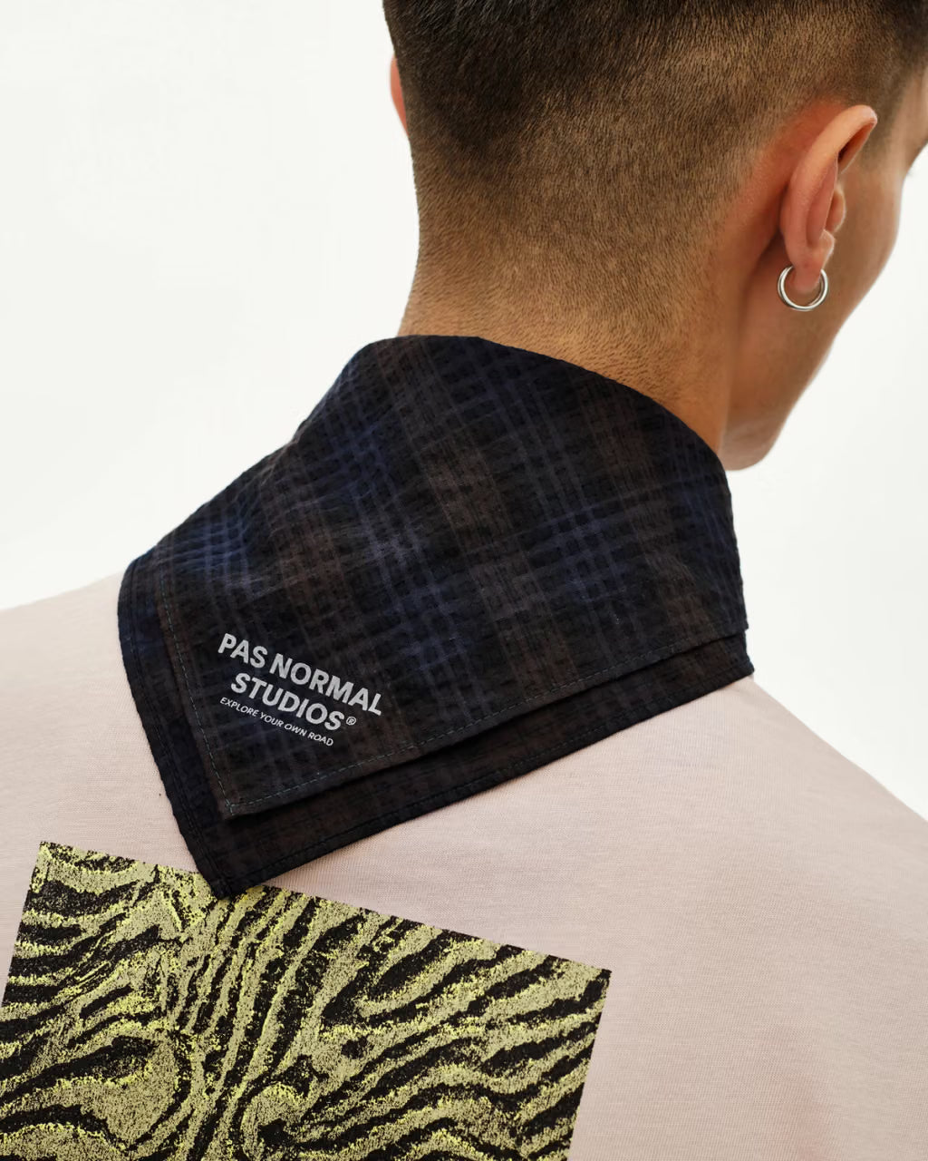 Off-Race Seersucker Bandana