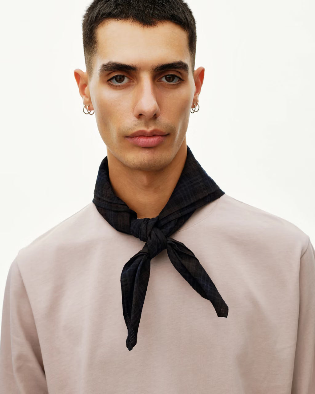 Off-Race Seersucker Bandana