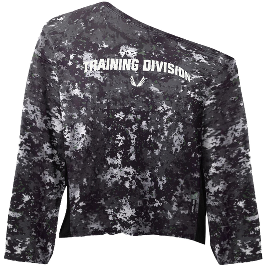 Raw Hem Oversized Crewneck