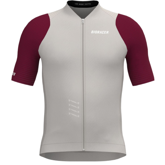 Icon Jersey Warm Grey - Bordeaux