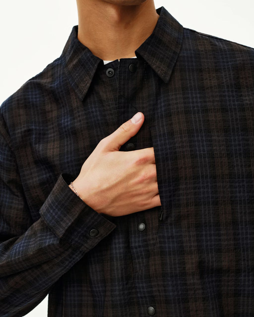 Unisex Off-Race Seersucker Shirt