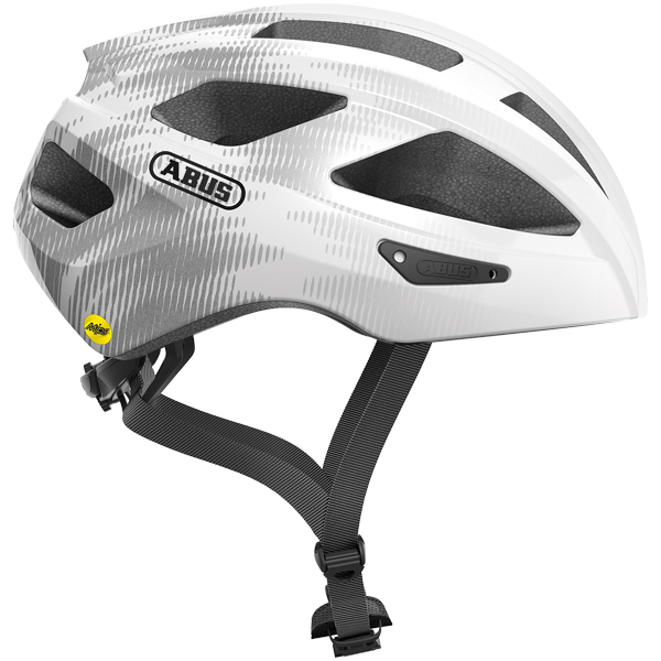 ABUS casque Macator white silver couleur blanc, argent T/L ABUS casque Macator white silver couleur blanc, argent T/L