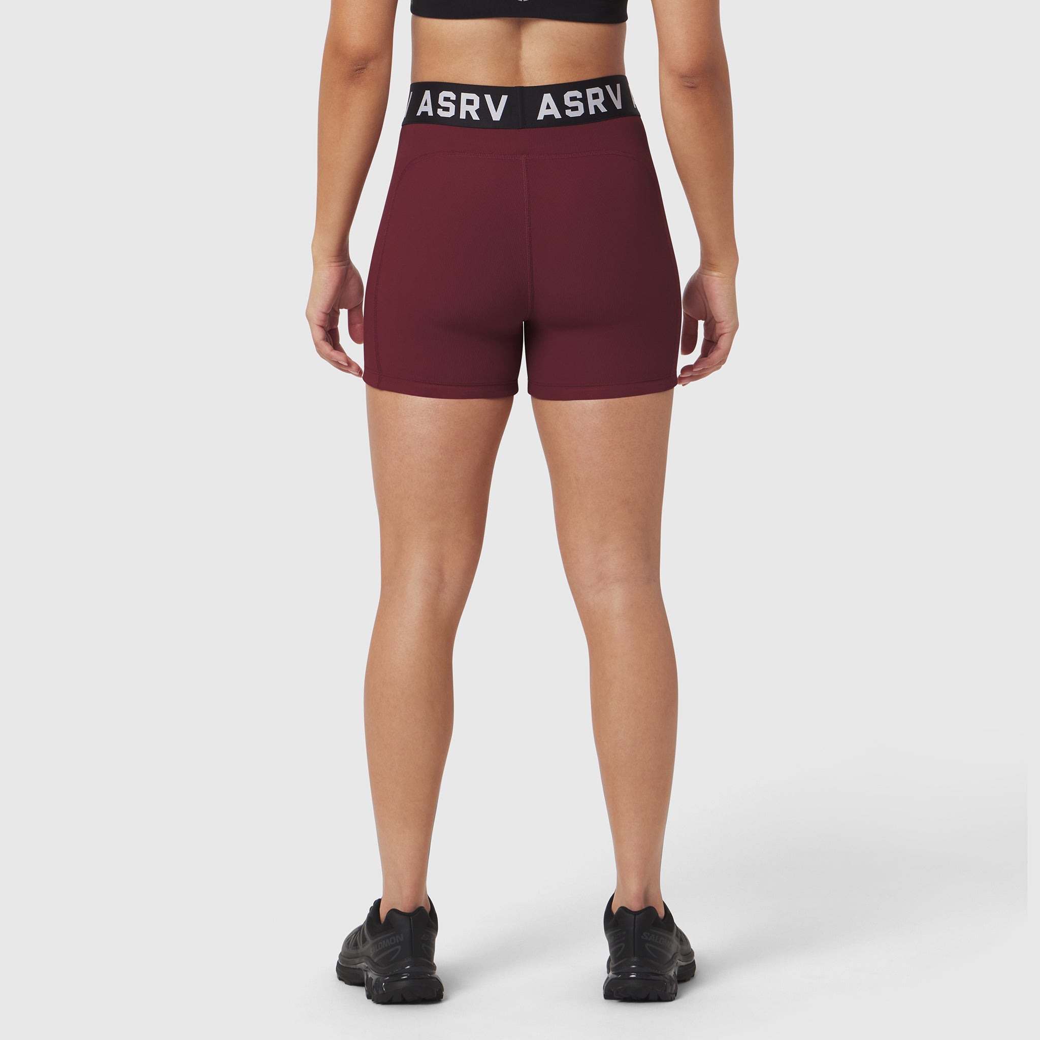 LYCRA® Ribbed Short - Crimson