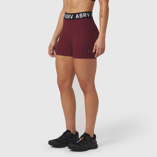 LYCRA® Ribbed Short - Crimson