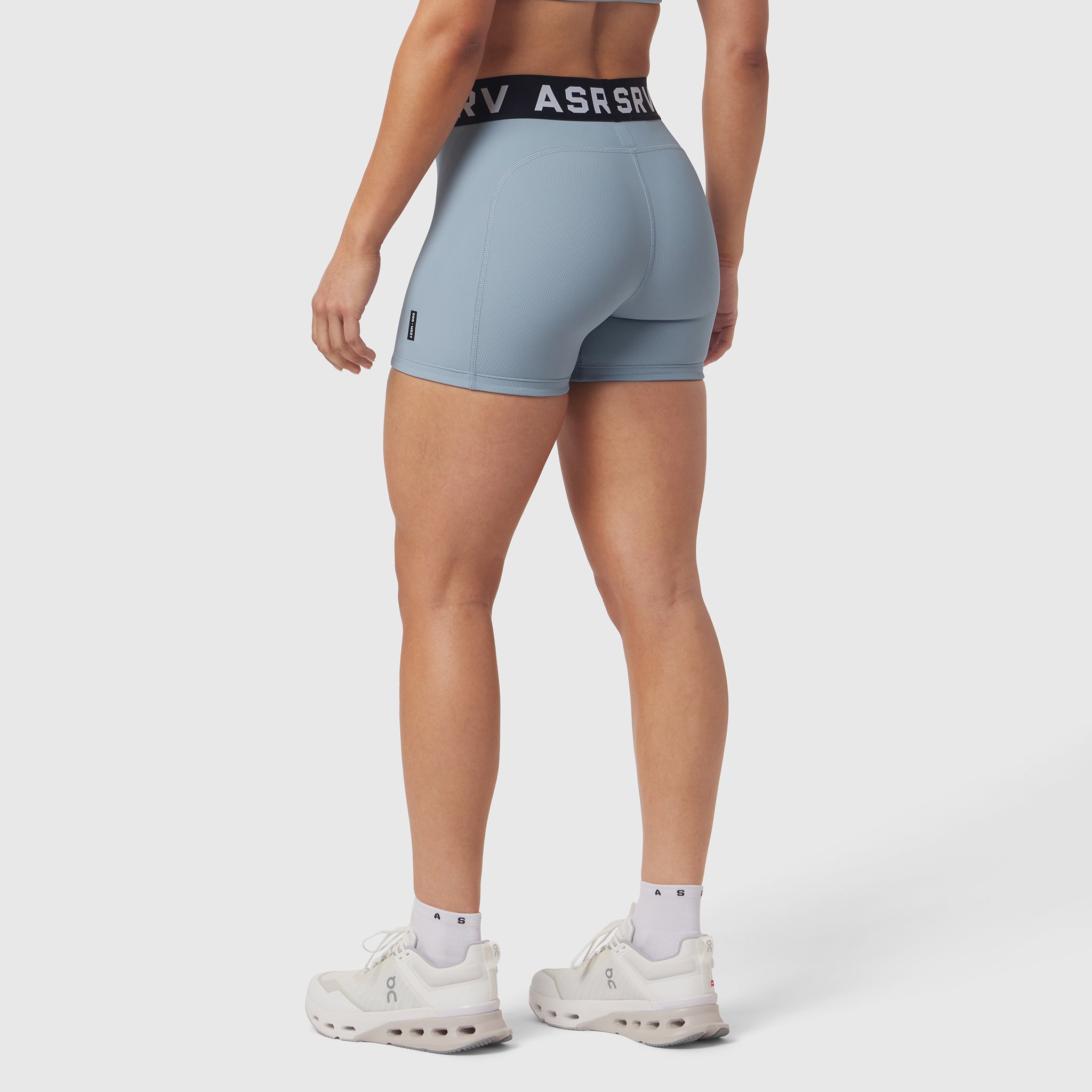 LYCRA® Ribbed Short - Light Sky