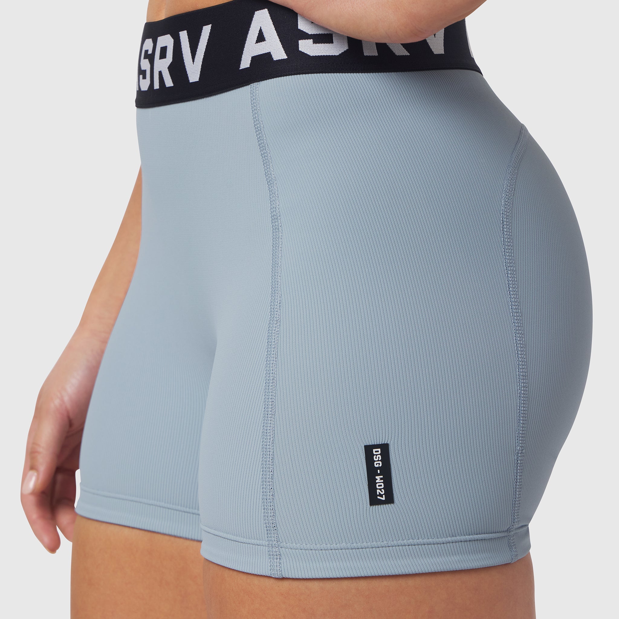 LYCRA® Ribbed Short - Light Sky