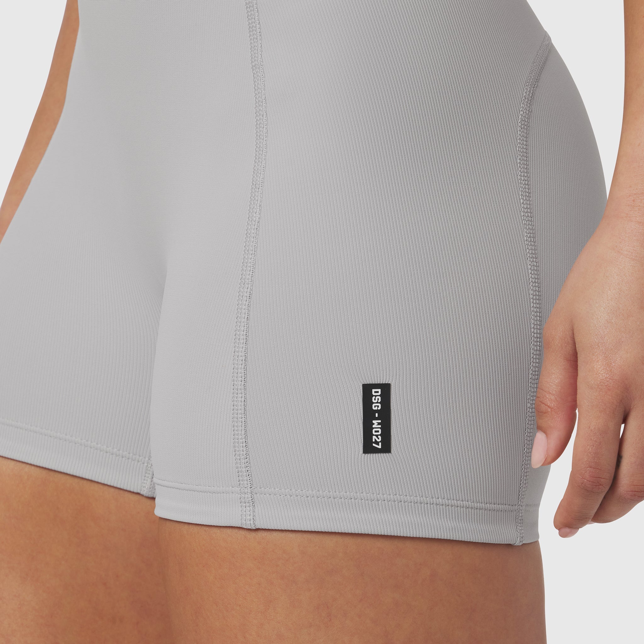 LYCRA® Ribbed Short - Slate Grey