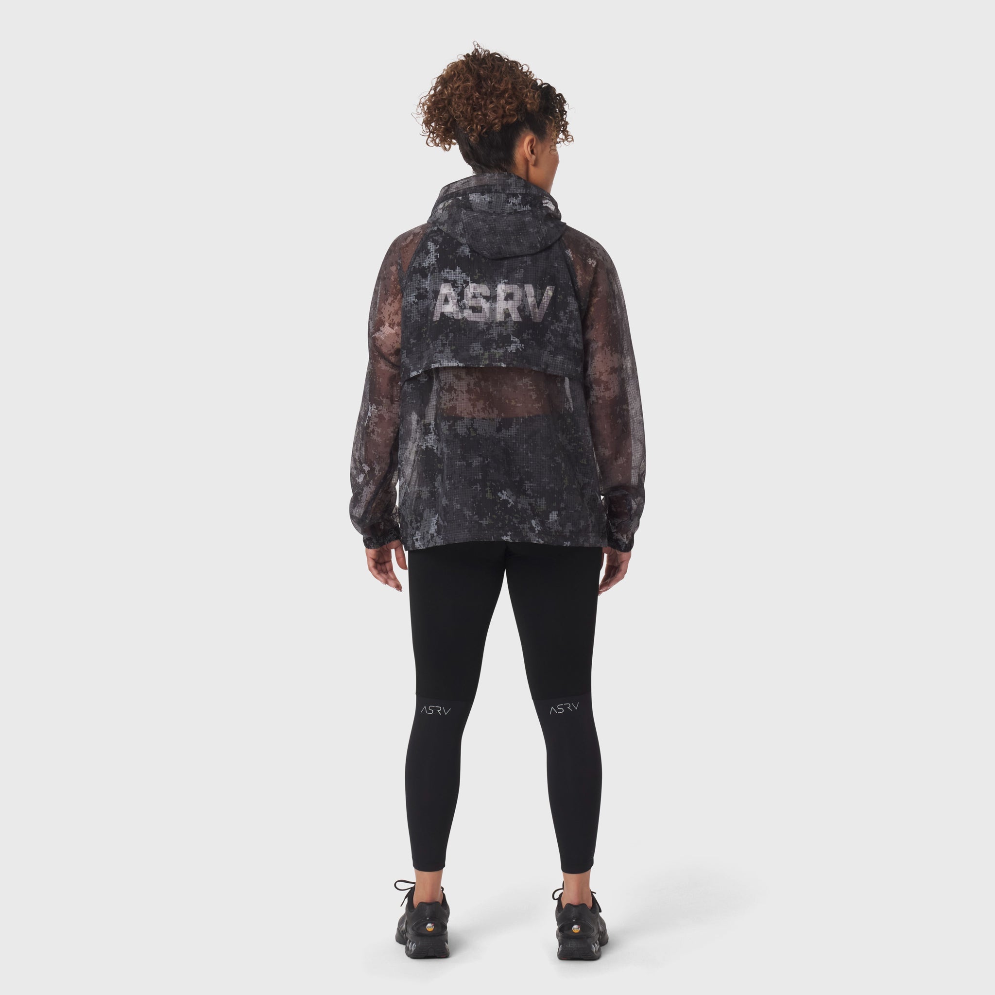 Weather-Ready Transparent Ripstop Shell Jacket